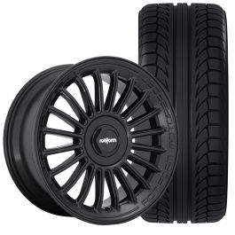 Rotiform Focus ST/RS 13-18 BUC-M Wheel And Tire Package 19X8.5 Matte
