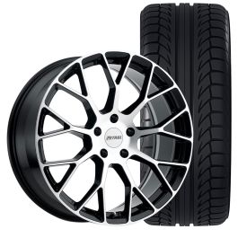 Petrol Focus P2B Wheel Pkg 18X8 Black/Machine ST/RS 13-18