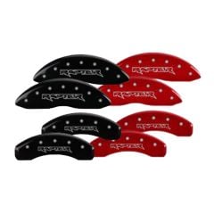 MGP Brake Caliper Cover Set With Silver Raptor Logo F-150 Raptor 2010-2011