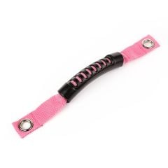 Rugged Ridge Roll Bar Ultimate Grab Handle Pink Pair 4-Door Jeep Wrangler JK 2007-2018