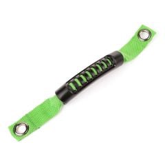 Rugged Ridge Roll Bar Ultimate Grab Handle Green Pair 4-Door Jeep Wrangler JK 2007-2018