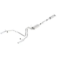 Borla Cat-Back Exhaust System 3" S-Type Dual Rear Exit With 4" Polished Tips 145" Wheelbase 5.0L F-150 2011-2014