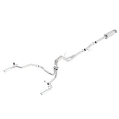 Borla Cat-Back Exhaust System ATAK Stainless Steel 3" To Dual 2-1/4" Rear Exit With 4" Tips 145" Wheelbase F-150 2015-2020