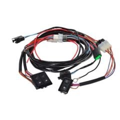 Power Window Kit With Black Illuminated Door Switches Chevrolet C10 1960-1963