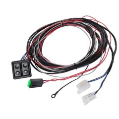 Power Window Kit With Black Illuminated Center Console Switches Chevrolet C10 1964-1966