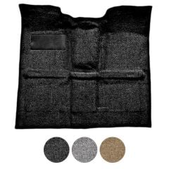 ACC Carpet Cutpile Molded Regular Cab 2WD 4-Speed Floor Shift Without Fuel Tank In Cab Chevrolet C10 1967-1972