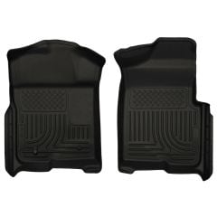 Husky Liners Front Floor Liner WeatherBeater Black Pair F-150 2009-2014