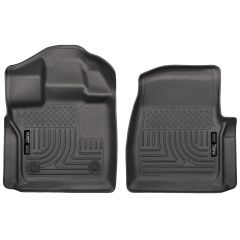 Husky Liners WeatherBeater Floor Liner Front Black Pair Regular Cab F-150 15-26