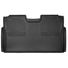 Husky Liners Rear Floor Liner WeatherBeater Black SuperCrew F-150 2015-2020/ F-150 Raptor 2017-2020