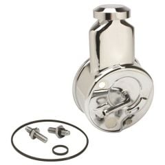 Classic Performance Products Power Steering Reservoir Chrome 6-Cylinder/ Small Block Chevy Chevrolet C10 1963-1972