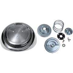Scott Drake Deluxe Chrome Die Cast Metal Pop-Open Gas Cap Mustang 67-68 w/o Emblem