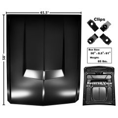 E-Style Metal Hood Mustang Shelby 67