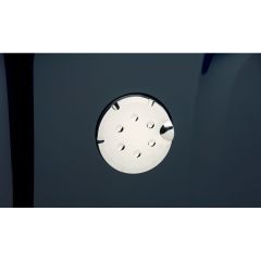 PUTCO Fuel Tank Door Cover Chrome Crew Cab Chevrolet Silverado 2014-2018