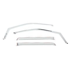 PUTCO Window Visor Element Chrome Set Of Four SuperCrew F-150 15-26