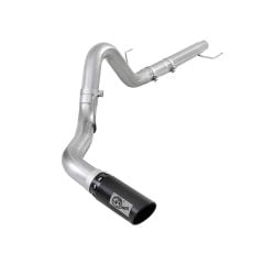 aFe DPF-Back Exhaust System 4" Aluminized ATLAS Series With 5" Black Tip 3.0L Power Stroke F-150 2018-2020