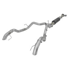 aFe Cat-Back Exhaust System Mach Force Xp Hi-Tuck 3" Stainless Steel With Dual 4" Raw Tips F-150 Raptor 2017-2020