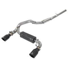 aFe Cat-Back Exhaust System Takeda 3" Stainless Steel With 4-1/2" Black Tips Focus RS 2016-2018