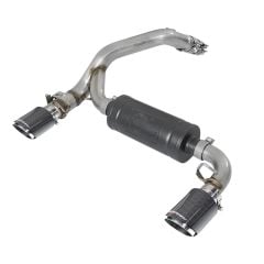 aFe Axle-Back Exhaust System Takeda 3" Stainless Steel With 4-1/2" Carbon Fiber Tips Focus RS 2016-2018