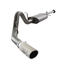 aFe Cat-Back Exhaust System MACH Force-XP 3"-3-1/2" Stainless Steel With Polished Tip 3.5L EcoBoost F-150 2011-2014