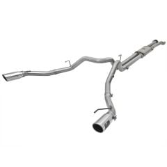 aFe Cat-Back Exhaust System 3" Stainless Steel Mach Force-Xp With Polished Tips Raptor F-150 2017-2020