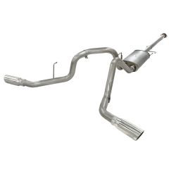 aFe Cat-Back Exhaust System Mach Force XP 3" Stainless Steel With Polished Tips 3.5L EcoBoost F-150 2011-2014