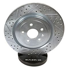Baer Brakes Rear Brake Rotor Sport Drilled And Slotted Pair F-150 2004-2011/ Raptor 2010-2011