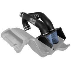 aFe Cold Air H-Pipe Intake System Magnum Force Stage 2 Black With Pro 5R Filters Black EcoBoost 2.7L F-150 2015-2017/EcoBoost 3.5L F-150 2015-2016