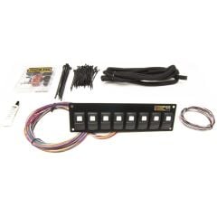 Painless Performance Trail Rocker Kit 8-Switch Dash Mounted With Harness/Hardware