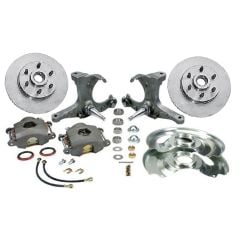 Classic Performance Products 6 X 5.5" Lug Front Disc Brake Kit Chevy C10 60-62 w/ OE 2-1/2" Drop Spindles