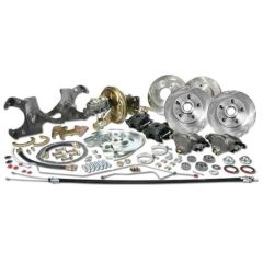 Classic Performance Products Complete Disc Brake Kit Front/Rear With Standard Rotors For 5x5 Lug Pattern Chevrolet C10 1963-1966