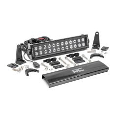 Rough Country Cree LED Light Bar 12" Dual Row Black Series