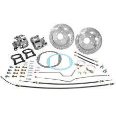 Classic Performance Products Big Brake Kit Rear With Dimpled/ Slotted Rotors Without E-Brake Cable For 5x5 Lug Pattern Chevrolet C10 1973-1987