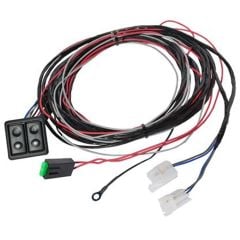 Power Window Kit With Black Illuminated Switch For One Piece Windows F-100 1948-1952