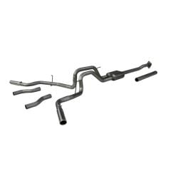 Flowmaster Cat-Back Exhaust System American Thunder Stainless Steel 3" Dual Rear/Side Exit With 3" Tips 4.6L/5.0L/5.4L F-150 2009-2013