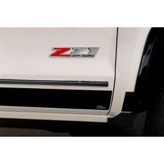 PUTCO Rocker Panel 6" Black Platinum Set Crew Cab With 5-1/2' Bed Chevrolet Silverado 2007-2013