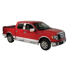 PUTCO Rocker Panel 7" Wide Stainless Steel 12-Piece Kit With OEM Fender Flares And 5-1/2' Bed SuperCrew F-150 2009-2014