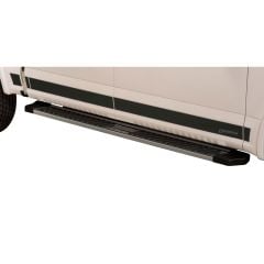PUTCO Rocker Panel Black Platinum With F-150 Logo Set Super Cab With 6.5' Bed F-150 2015-2020