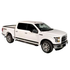 PUTCO Rocker Panel Black Platinum Set SuperCrew With 5.5' Bed F-150 2015-2020