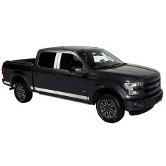 PUTCO Rocker Panel 4.25" Wide Stainless Steel 12-Piece Kit With 6-1/2' Bed SuperCrew F-150 2015-2020