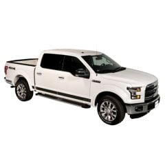 PUTCO Rocker Panel Black Platinum Set SuperCrew With 6.5' Bed F-150 2015-2020
