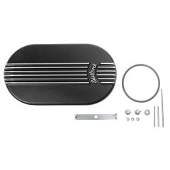 Edelbrock Air Cleaner Small Oval Black For 4-Barrel Carburetors