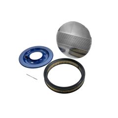 Scott Drake Air Cleaner Assembly Aluminum Finned 14" Round 2V/4V Mustang 1965-1985