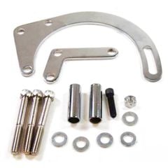 CJ Classic Trucks Low Mount Alternator Bracket Steel Chrome Small Block Chevrolet 1960-1969