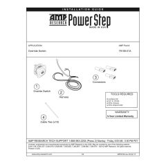 AMP Research Override Switch Without Controller Universal