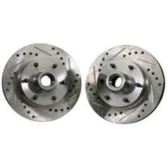 Classic Performance Products Front Brake Rotor 12" Dimpled/ Slotted Pair For 6x5.5 Lug Pattern Chevrolet C10 1960-1970