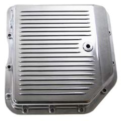 CJ Classic Trucks Transmission Pan Aluminum Finned Polished For Turbo 350 Transmission