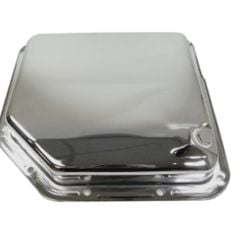 CJ Classic Trucks Transmission Pan Steel Chrome For Turbo 350 Automatic Transmission