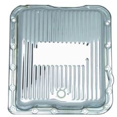 CJ Classic Trucks Automatic Transmission Oil Pan Deep Chrome Steel Finned 700R4/4L60E