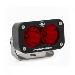 Baja Designs S2 Sport LED Work Light with Spot Beam Pattern/ Red Lens