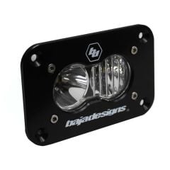 Baja Designs LED Work Light S2 Sport Driving Combo Pattern Flush Mount With Clear Lens